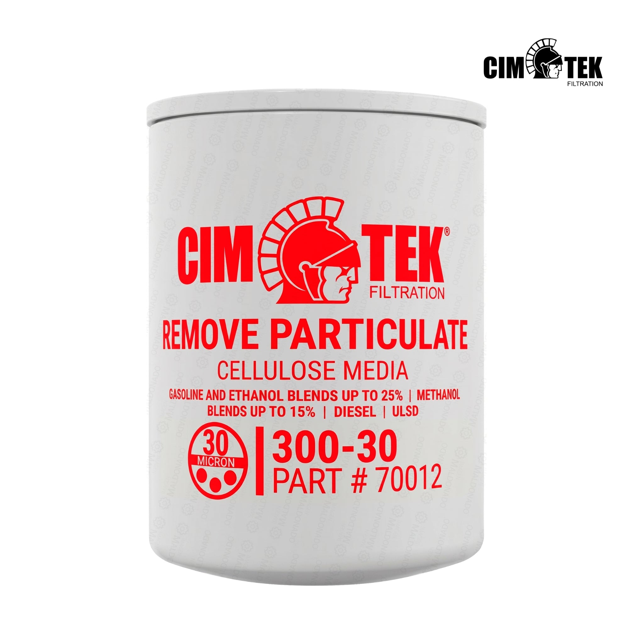 70012 Caja De Filtros 12 Pzas Para Dispensarios De 3/4" 30 Micras Cimtek Importado Usa