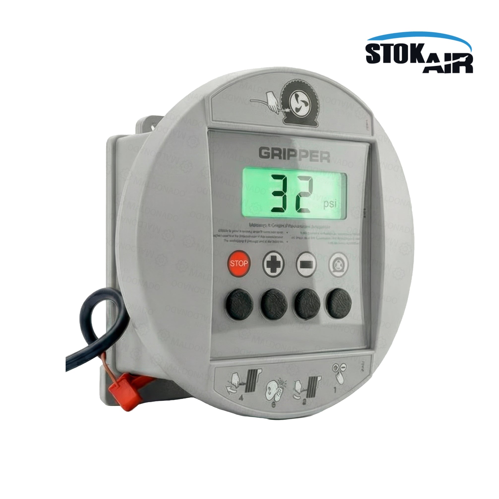 STOK-AIR-GRIPPER Cabezal Electrónico Gripper Aire / Agua Gripper Stok Air Importado Gris