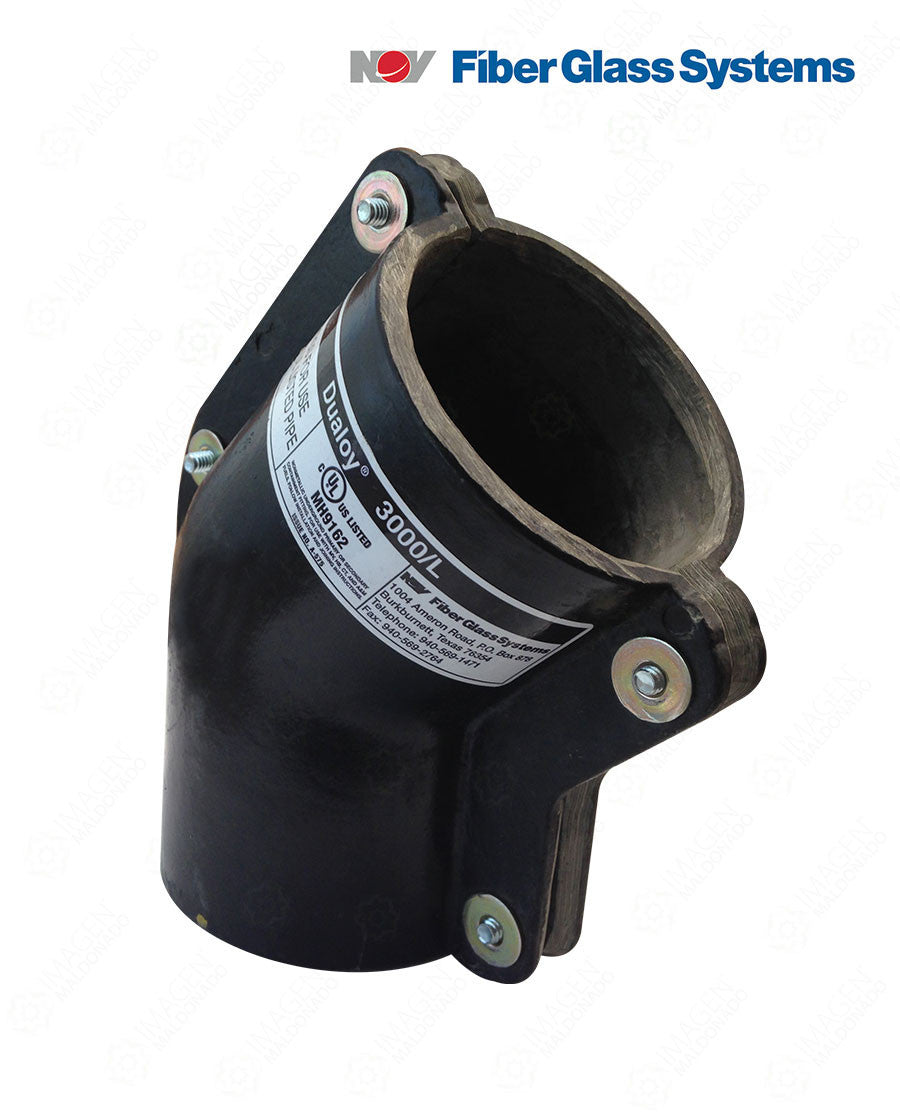 1203-310-3 CODO 3 X 45 2 PZA SECUNDARIO 33371405 FIBERGLASS Accesorios Secundarios