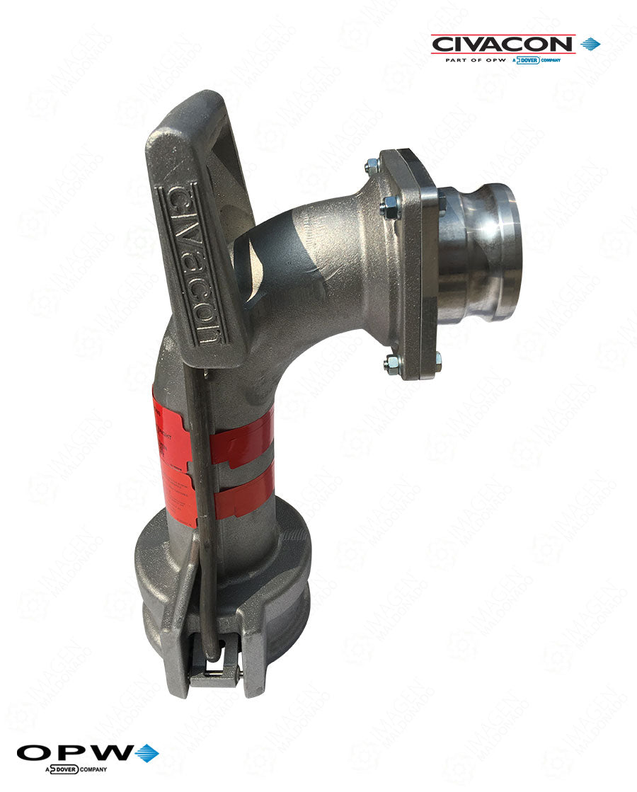 80TT CIVACON CODO HERMETICO P/REC VAPOR 3"