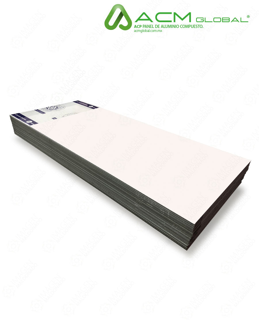 DS07938 HOJA PANEL ALUMINIO WHITE BLANCO 4MM 1.25X3.05