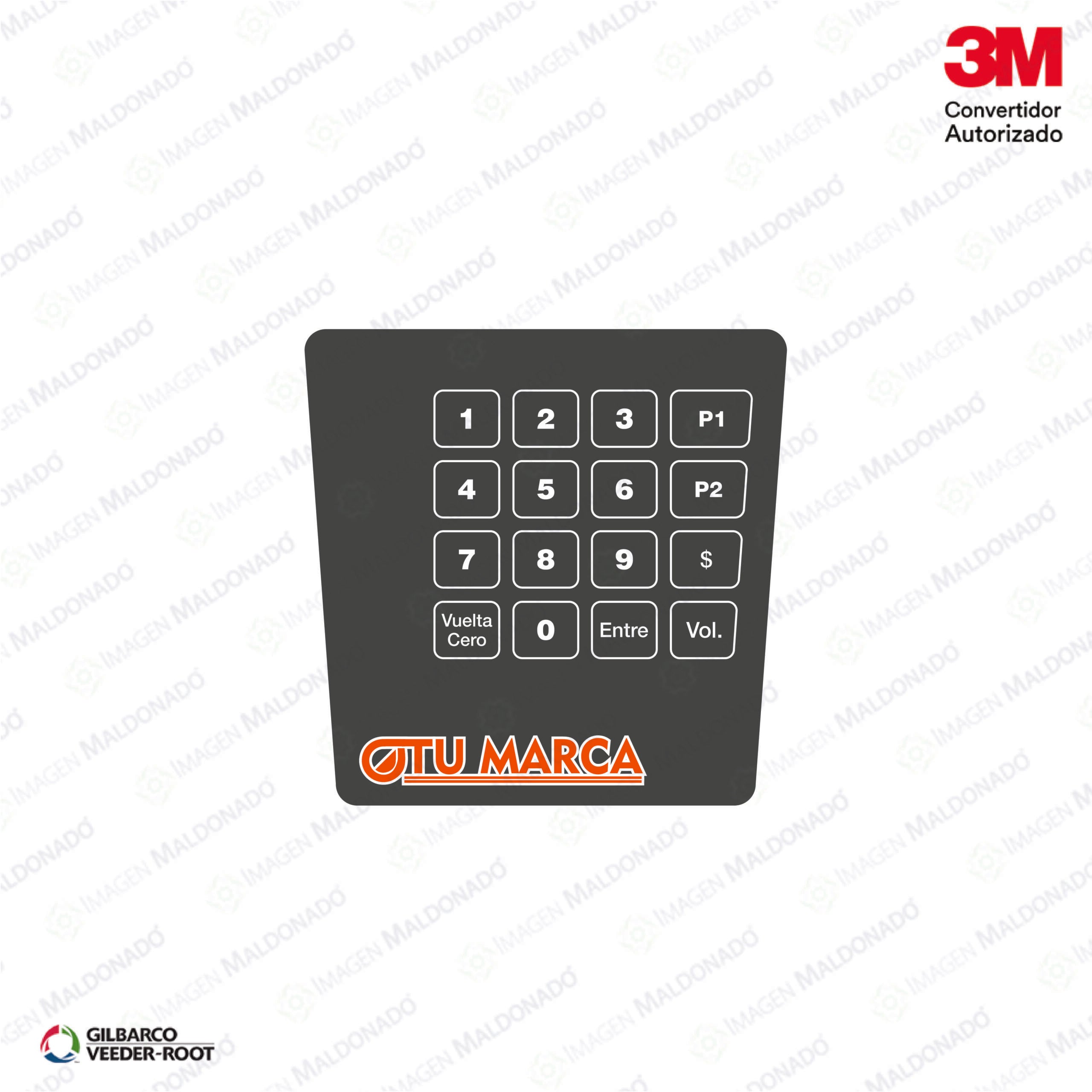 E500_Trap_Bl 3Mtmr Gilbarco Caratula Preset Trapecio
