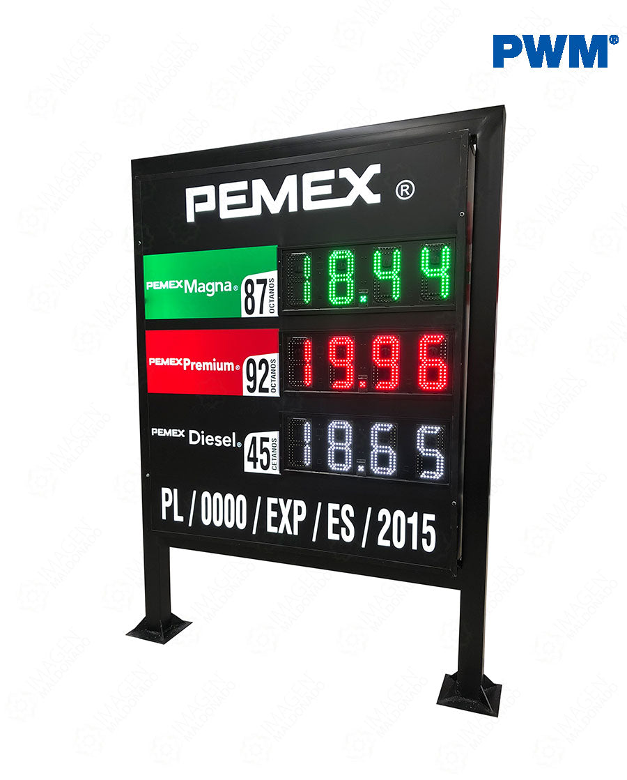 PREC 3P 1C PWM PISO 1.80 MTS NUEVA IMAGEN PEMEX PRECIADOR ELECTRONICO PWM
