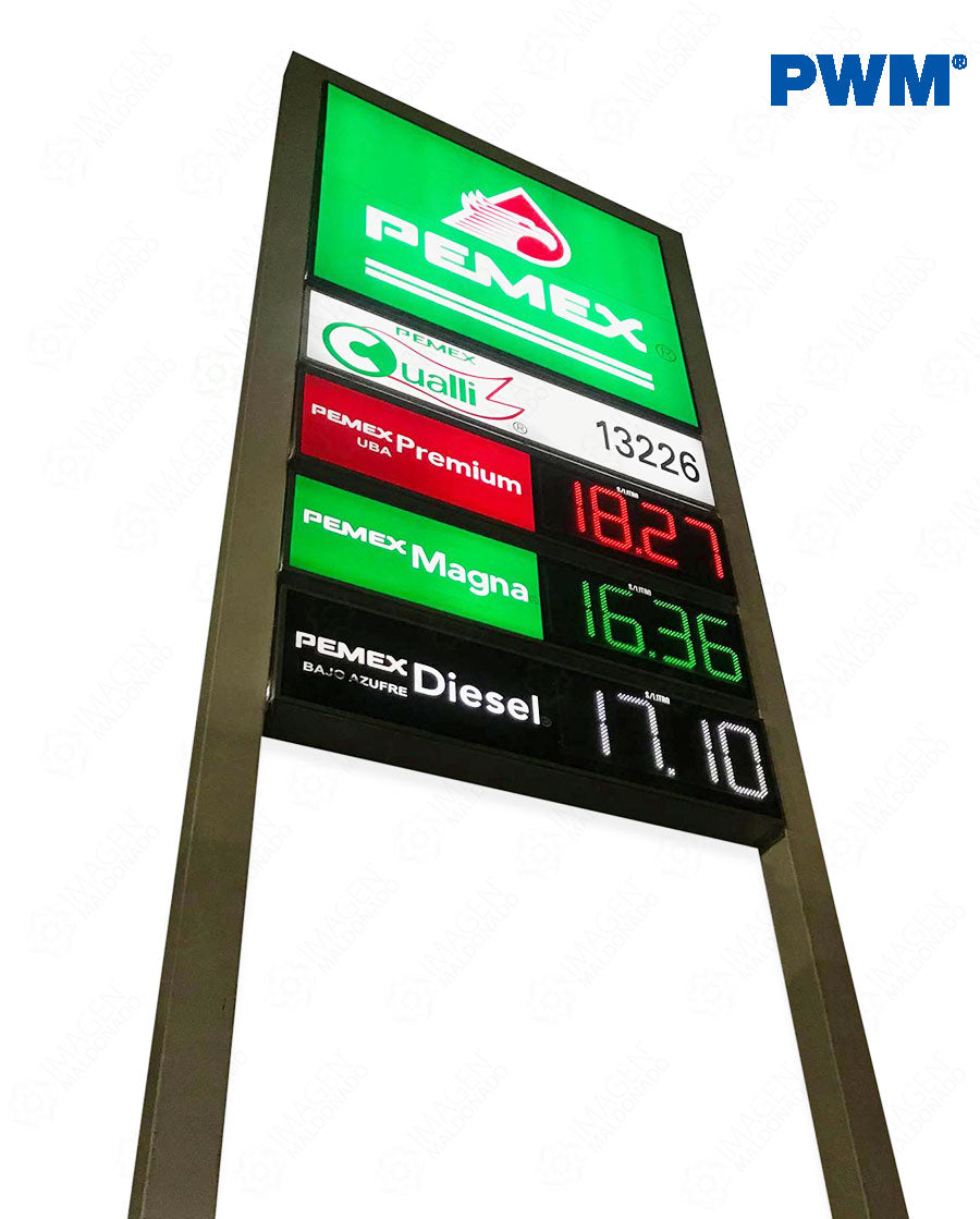 PRECIADOR ELECTRONICO PEMEX NIVEL 3 COLORES PWM