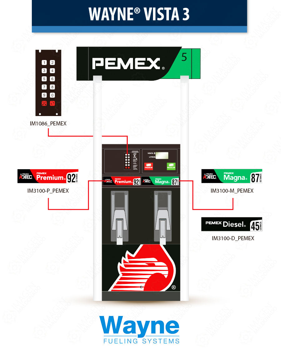 IM3100-D_PEMEX CTLA WAYNE V3 DIESEL PEMEX ADITEC® 9X35