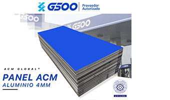 Panel de Aluminio ACM Compuesto Alucobond G500
