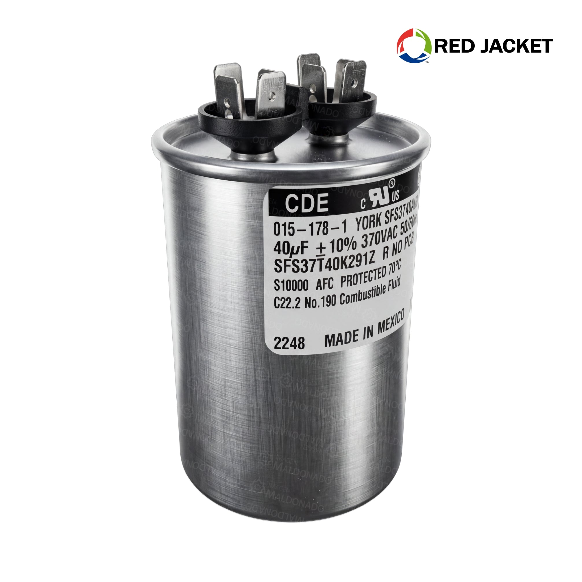 244-007-5 Capacitor Red Jacket 2hp 40mfd