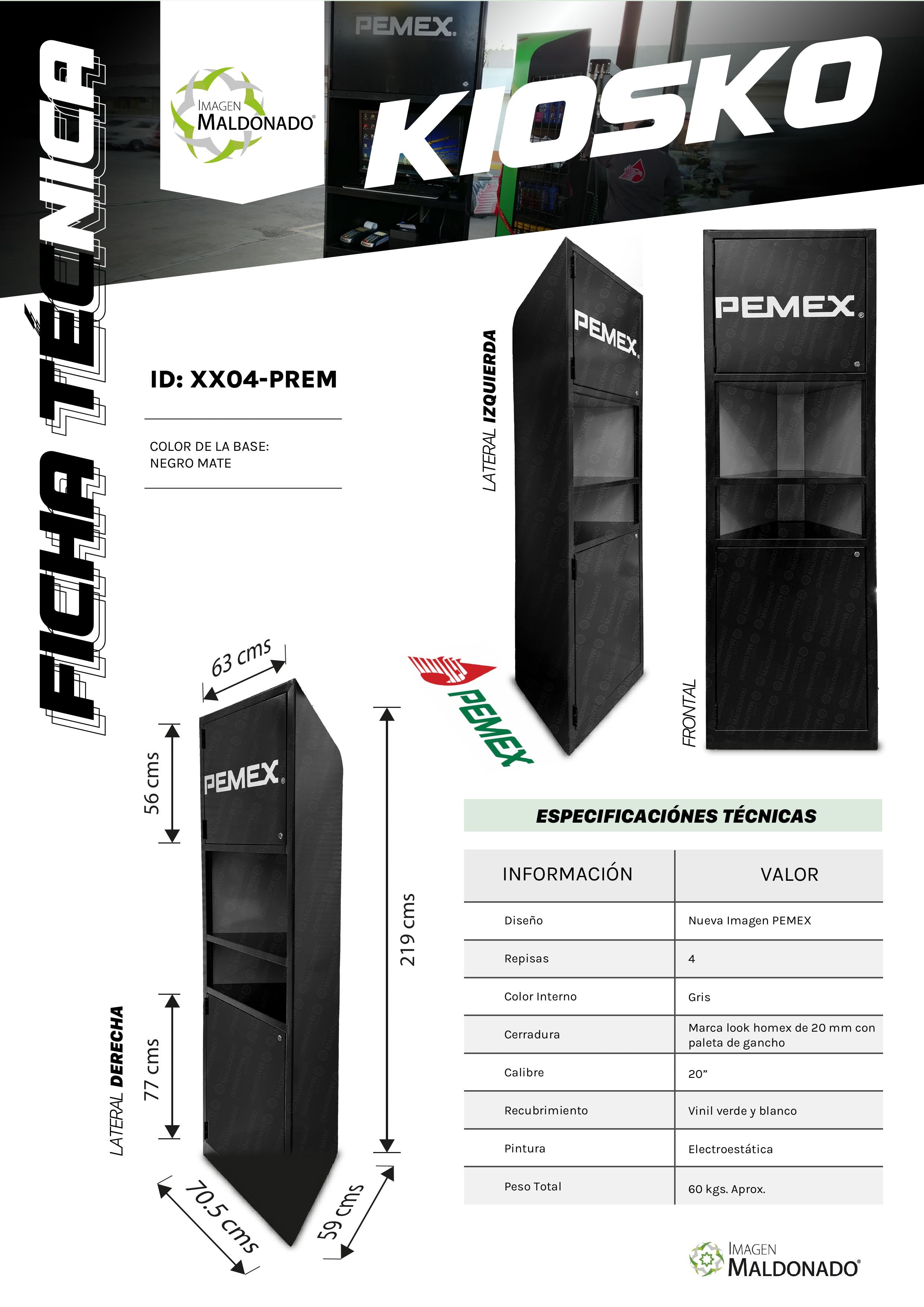 XX04 Pemex Cabina Kiosco Niv 1-2-3