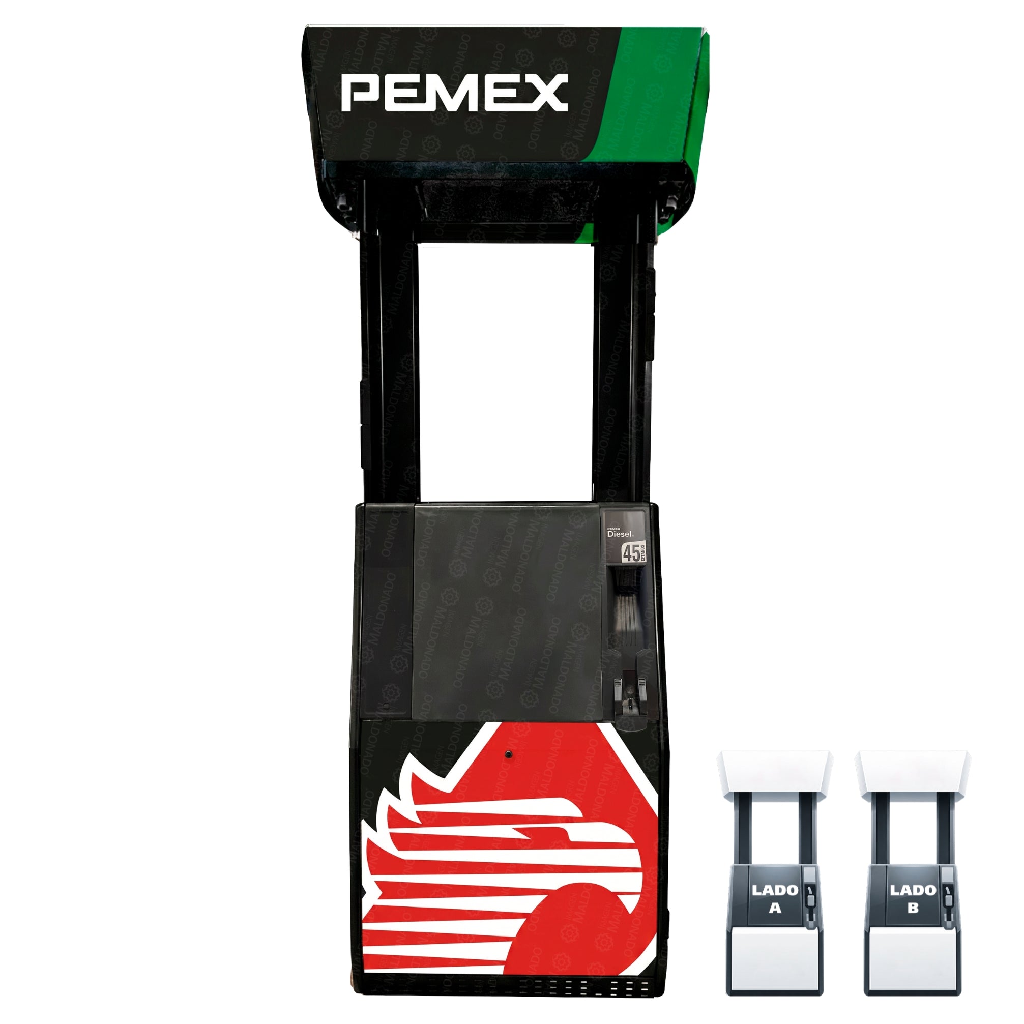 H(N/LU) 22-011JZ Dispensario Para Combustible Diesel** Satelite Doble** Wayne Helix® 4000 Generacion 2 V.84 (igem) // 2 Lados 1 Productos 2 Mangueras