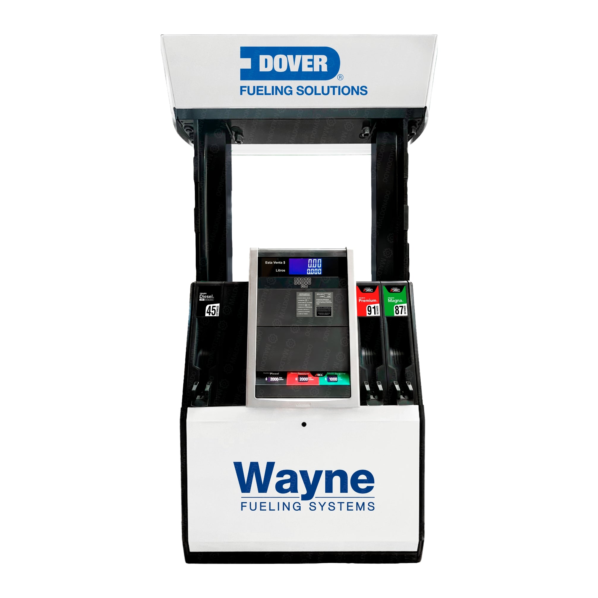 H(W/LU) 33-33RV Dispensario Para Combustible Gasolina-diesel **triple** 60 Lpm Wayne Helix® 5000 Generacion 2 V.84 (igem) // 2 Lados 3 Productos 6 Mangueras