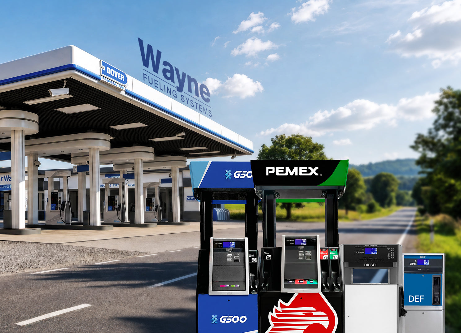 Dispensarios Wayne Helix 4000 y 5000.