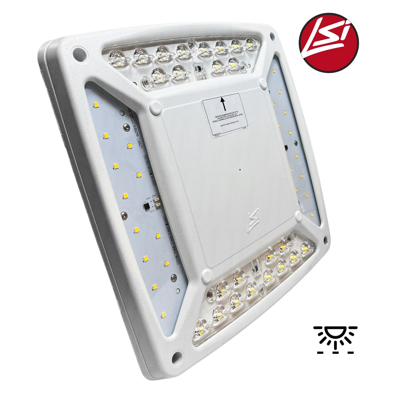 SCV-LED23L-SCFT Luminaria Para Techumbre Vertex 23101 Lumenes 188 Watts Luz Direccional Plafon Scft Importado Usa