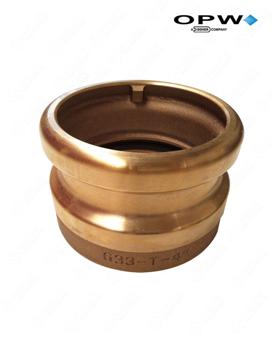 633T-8076-Na Adaptador De Bronce De 4 Opw Opw