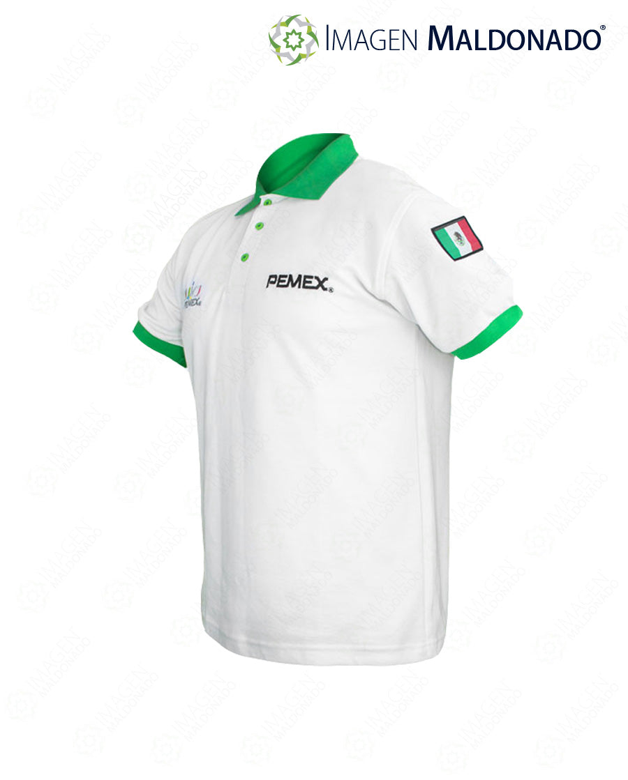 03CAGCH Camisa Gris Despachador M/L Unisex Uniforme Nueva Imagen Pemex