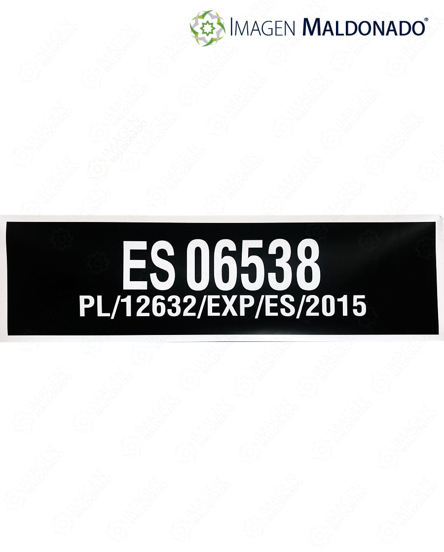 SM 92ES00000123 JGO LONAS #ES00000 Y CRE FONDO NEGRO