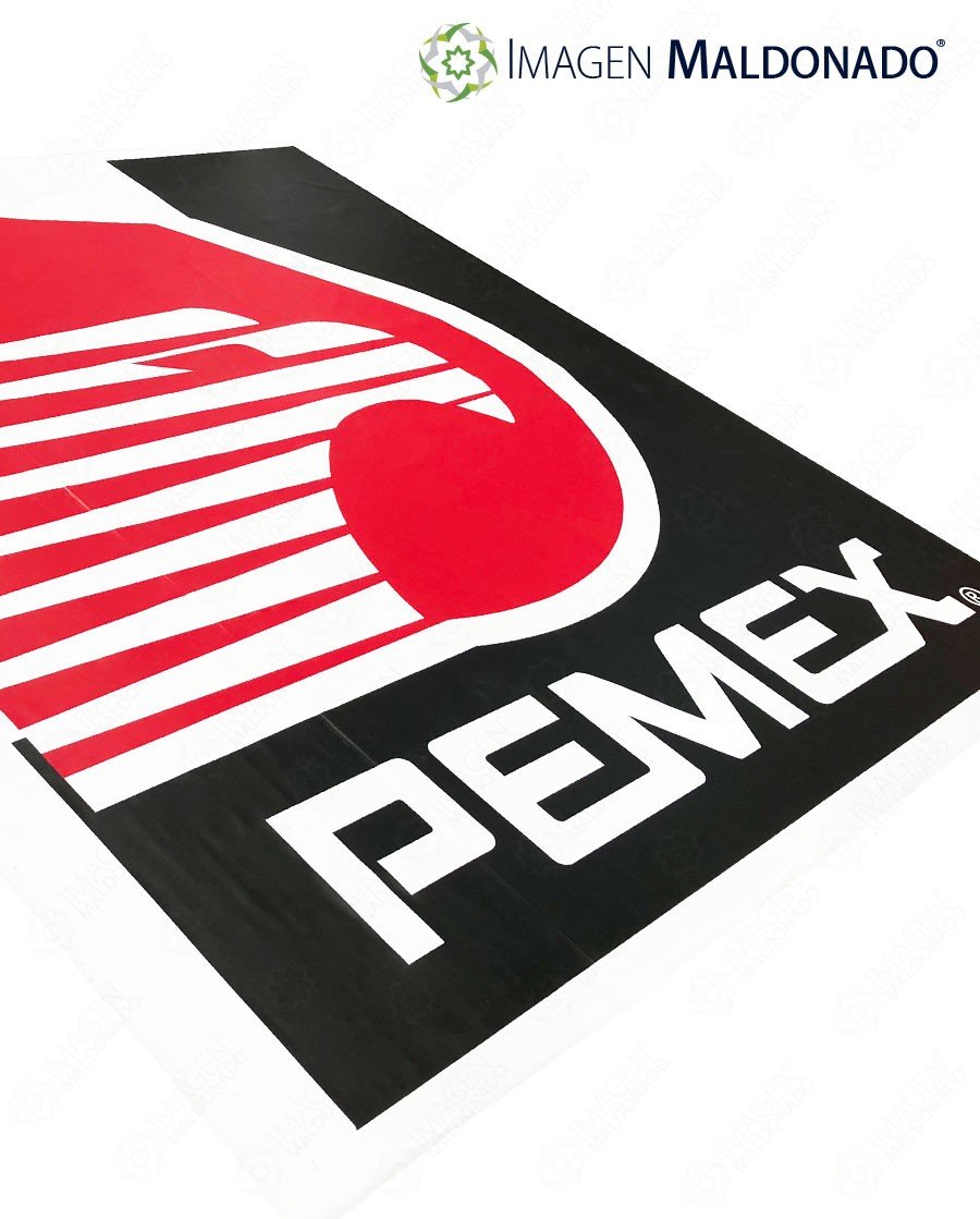 Sm 92Ajgon1-2 Juego De Lonas Logo Pemex Nivel 1 Y 2 Nueva Imagen Pemex